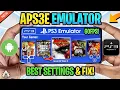 APS3e Emulator Android BEST Settings FIX Lag All Issues PS3 Emulator Android