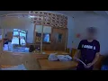Process Server serving defendant at work