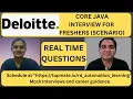 Deloitte Java Interview Questions Core Java Interview Questions
