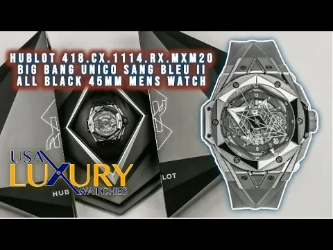 Hublot 418.CX.1114.RX.MXM20 Big Bang UNICO Sang Bleu II All Black