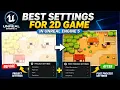 Best Unreal Engine 5 Settings for 2D Games Project Settings Post Process Guide
