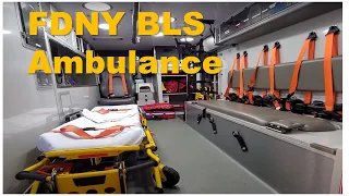 Back of a FDNY Ambulance NYC Ambulance NYC EMT Paramedic Medical Doctor