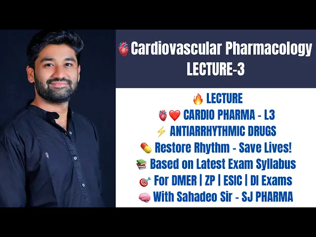 🩺 Cardiovascular Pharmacology – Lecture 3❤️