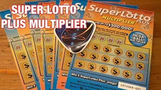 Super Lotto Plus Multiplier Tickets California Lottery Scratchers