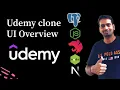 Mastering Full Stack App Development Udemy Clone Application UI Overview