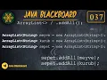037 Java Dersleri Java ArrayList String add ve addAll metodlari