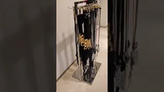 فستان العيد من زارا واحلى حزام أسود و ذهبي 