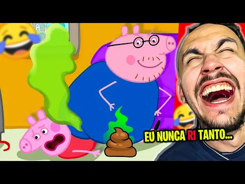 TENTE NÃO RIR DA Peppa Pig DA ZOEIRA E ENGRAÇADA | *eu desisto, não aguento mais kkk