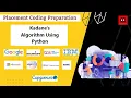 Kadane s Algorithm Using Python Placement Coding Questions in Python Placement Preparation