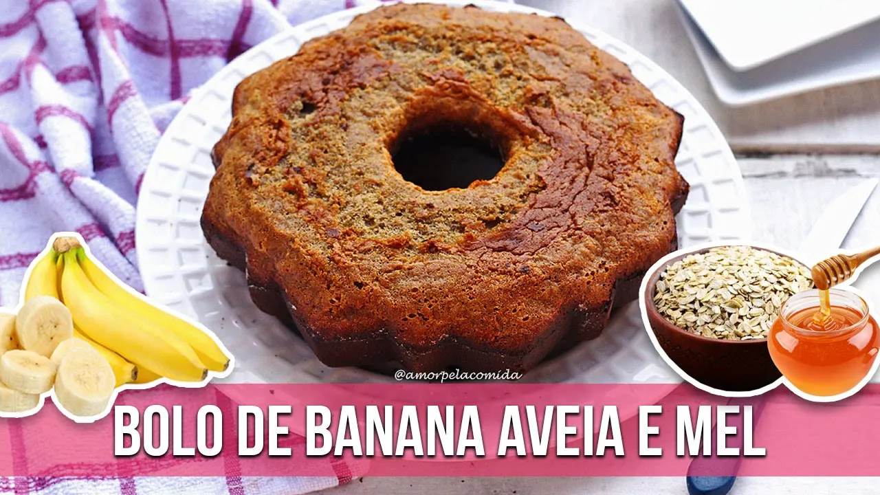 TORTA DE BANANA FÁCIL DE PREGUIÇOSO SEM FARINHA