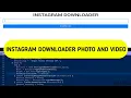 CARA MEMBUAT WEBSITE INSTAGRAM DOWNLOADER DENGAN PHP