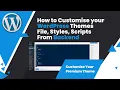 How to Edit WordPress Theme Code from WP Dashboard WordPress Tutorial