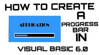HOW TO CREATE A PROGRESS BAR IN VISUAL BASIC 6 0 LAKSH18
