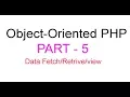 Object-Oriented PHP Bangla Tutorial Part-5 Fetch data from database table