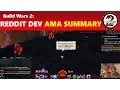Guild Wars 2 Reddit Developers Summer Patch AMA Summary