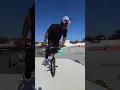 Courage Adams at BMX street practice at #XGamesVentura 2024