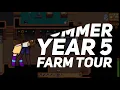 Stardew Valley YEAR 5 FARM TOUR (1.5 Update) | Ginger Island Farm, Bigger House, Mini-Obelisk + More
