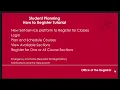 BarryU Student Planning Registration Tutorial Spring 2022