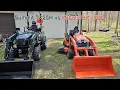 Summit TX25 TX25H vs Kubota BX series Tractor