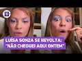 Lagu Luísa Sonza se estressa com críticas e rebate fãs: 'Não cheguei aqui ontem e nem de graça'; vídeo