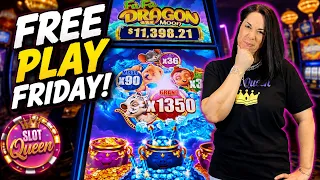 Slot Queen Turns FREE PLAY Into REAL MONEY!  Free Play Friday