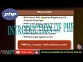 php tutorial introduction of php what is php learn php avadh tutor