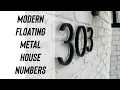House To Install Floating House Numbers On Brick These Modern Ones Look Great Amazon Link Below