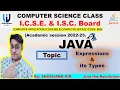 in JAVA Types of Expression in JAVA by Shashank Sir