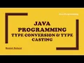 Java Programming - Type Conversion Type Casting