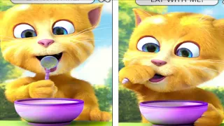 Talking Ginger Eating