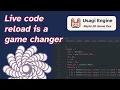 Live code reload is a game changer for game dev the power of Usagi Engine