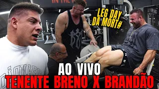 LEG DAY II 🚨 ao vivo 🚨 | BRANDÃO vs TENENTE BRENO + JOHANN E PINDUCA | RAFAEL BRANDÃO