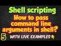 what is and in shell script How to pass more than nine arguments in shell script