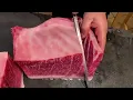 OTORO CUTTING SUSHI IN JAPAN The Fattiest Portion of Tuna