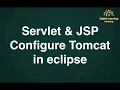 3 Servlet JSP Configure Tomcat in eclipse Online Training Download app from below link