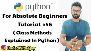 Class Methods In Python Python Tutorials For Absolute Beginners In Hindi