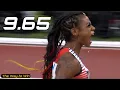 Sha Carri Richardson Runs 9 65 in 4x100 Running Technique Analysis
