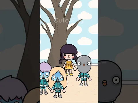 Playing squid game 😅😜 | Toca Boca story #shorts #tocaboca