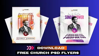 FREE PSD Church Flyer Files - Fully Editable WORD The Greater One lives within us
