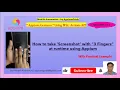 6 AppiumGestures How to take Screenshot with 3 Fingers at runtime using Appium W3C Actions api