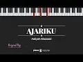 Download Lagu Ajariku (ORIGINAL KEY) Aaliyah Massaid (Karaoke Piano Cover)