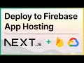 Deploy Next js to Firebase App Hosting - Step-by-Step in Just 5 Minutes