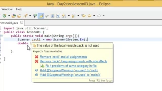 Lesson 8 Simple calculator JAVA Prog - Sahalsoftware