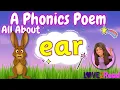 EAR PHONICS POEM for kids Learn the ear Sound with Miss Ellis