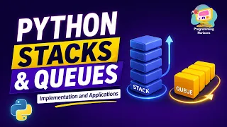 Python Stacks and Queues DSA Tutorial For Beginners