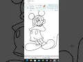 Mickey Mouse drawing in ms paint Cartoon drawing on ms paint