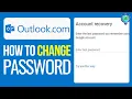 How to Change Outlook Hotmail Password on Phone 2024