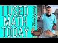 I Used Math Today Thanksgiving