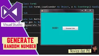How to Generate Random Number in Vb net Generate Code Visual Basic Novice dot PH