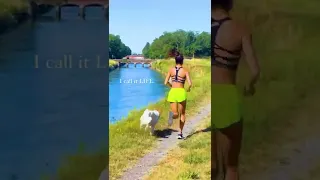 I LOVE RUNNING WITH BENJI 